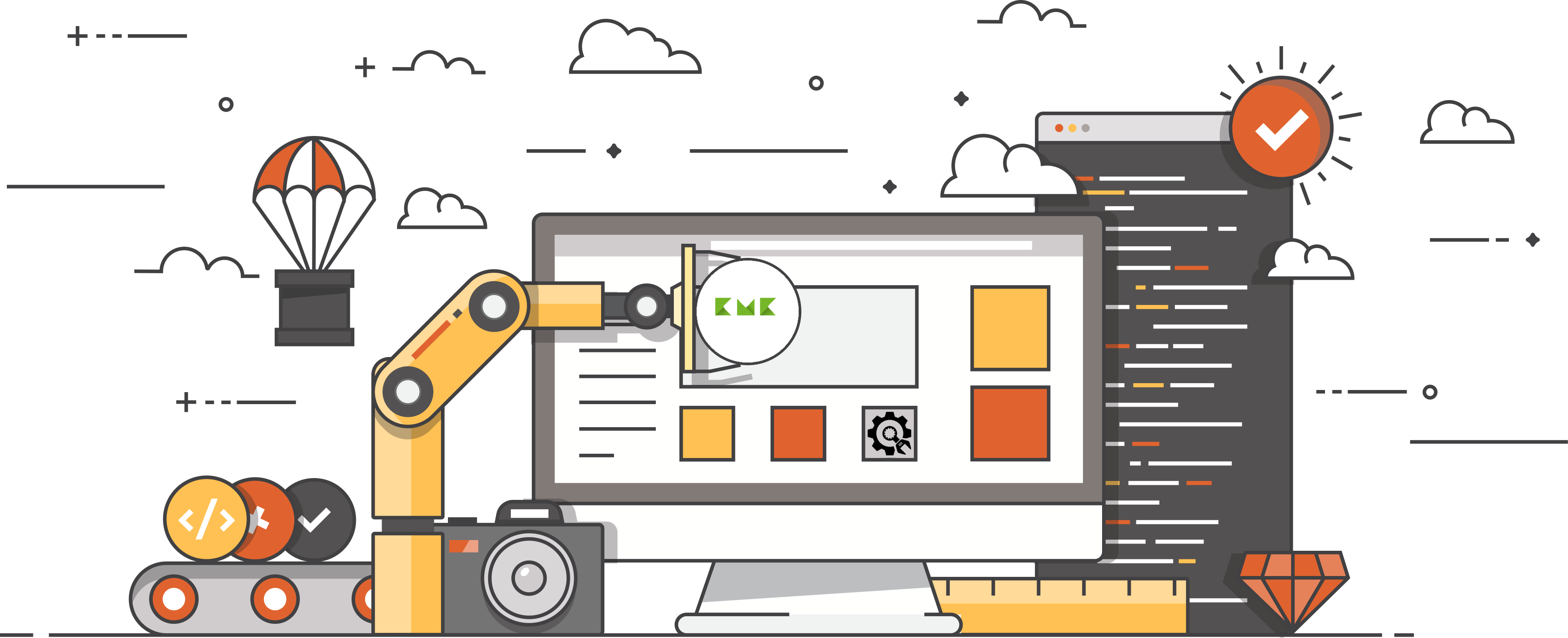 Construction work in progress